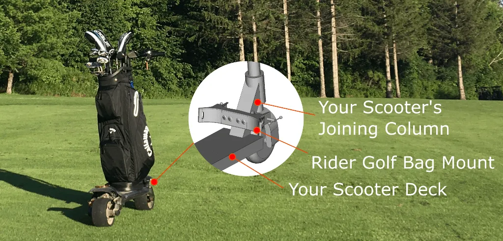 Rider Golf Bag for your Electric Scooter