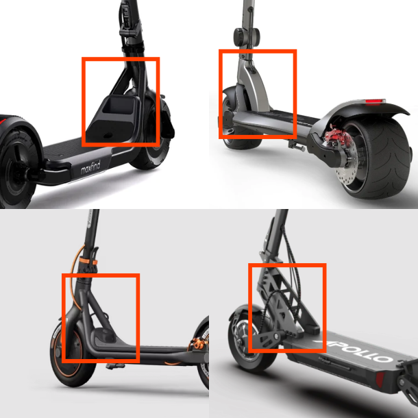 The Joining Column can have many various shapes, and the Rider Golf Bag Mount can be customized to fit any shape.